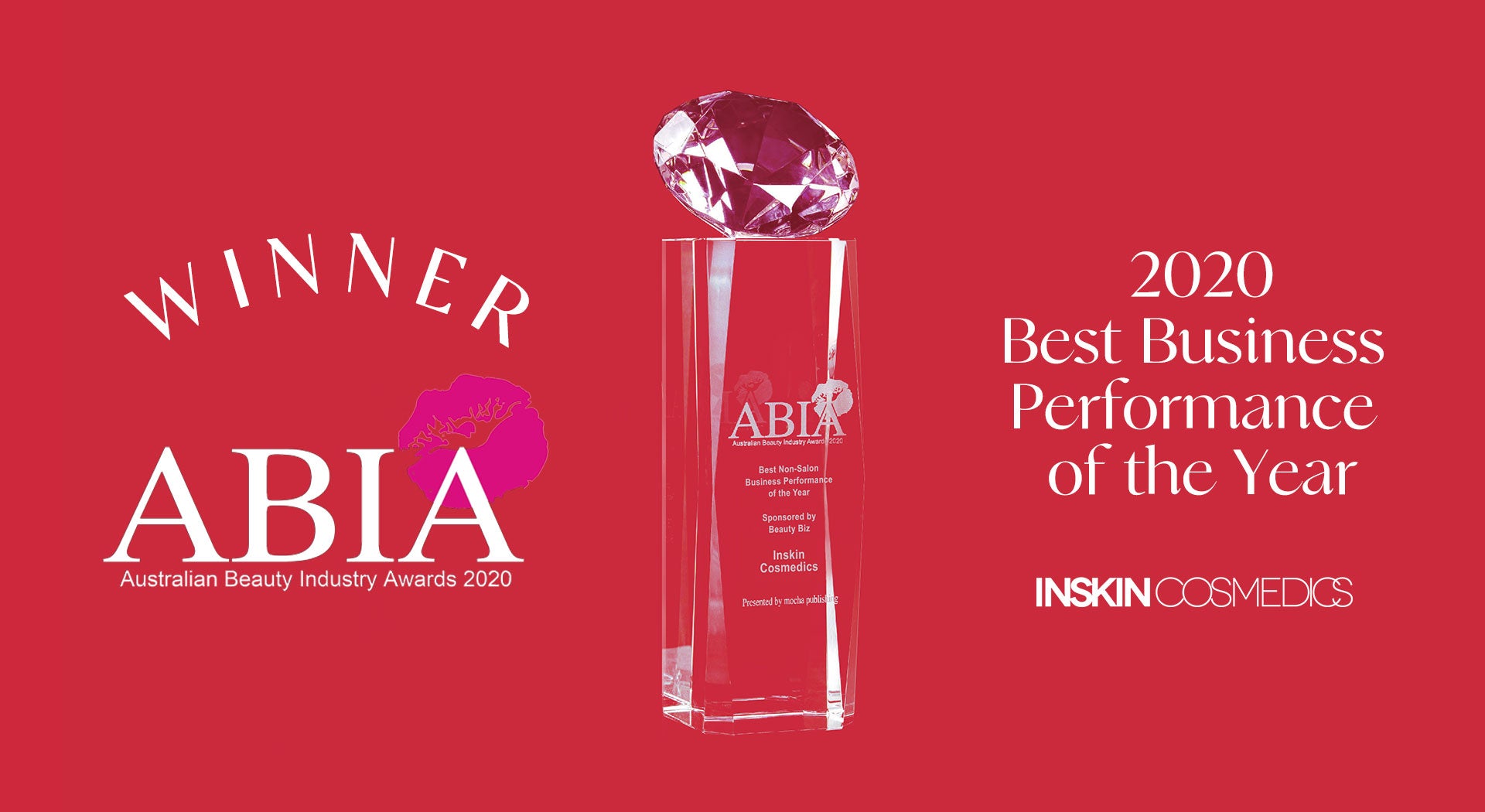 INSKIN COSMEDICS Wins ABIA 2020 Best Business Performance of the Year